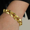 Mobius Spiral Link 18k Gold Bracelet